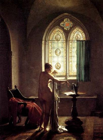 MALLET, Jean-Baptiste Gothic Bathroom oil painting image